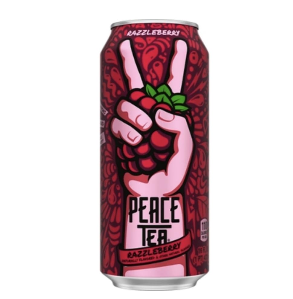 Peace Tea, 16 Fluid Ounces, 24 Count (Sno Berry)