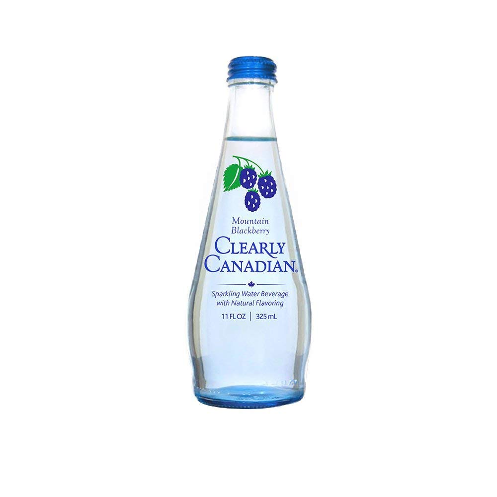 Vending 2 U Clearly Canadian Sparkling Flavored Water (4 Flavor Sampler) Quantity of 12, Bundled With V2U Koozie