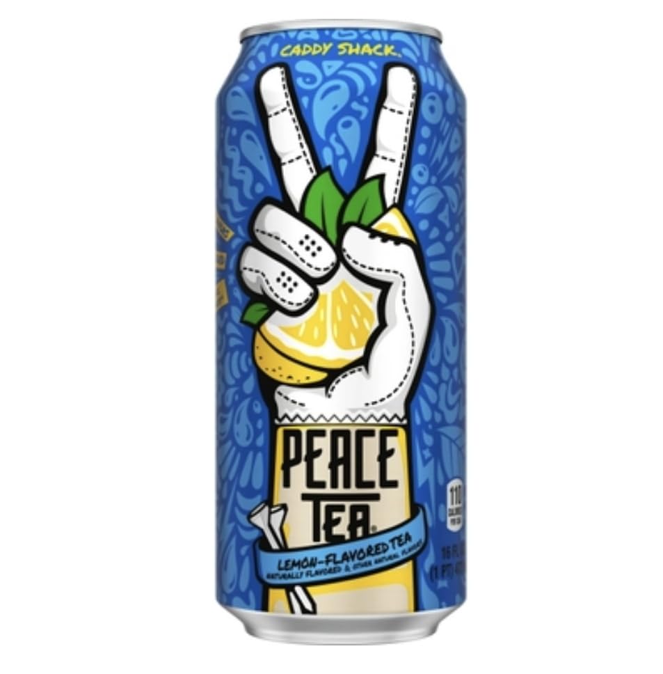 Peace Tea, 16 Fluid Ounces, 24 Count (Sno Berry)