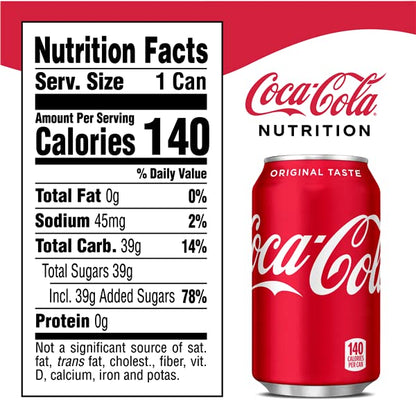 18 Pack of Cola, 12 oz Cans, In Snackur Safe Ship Box