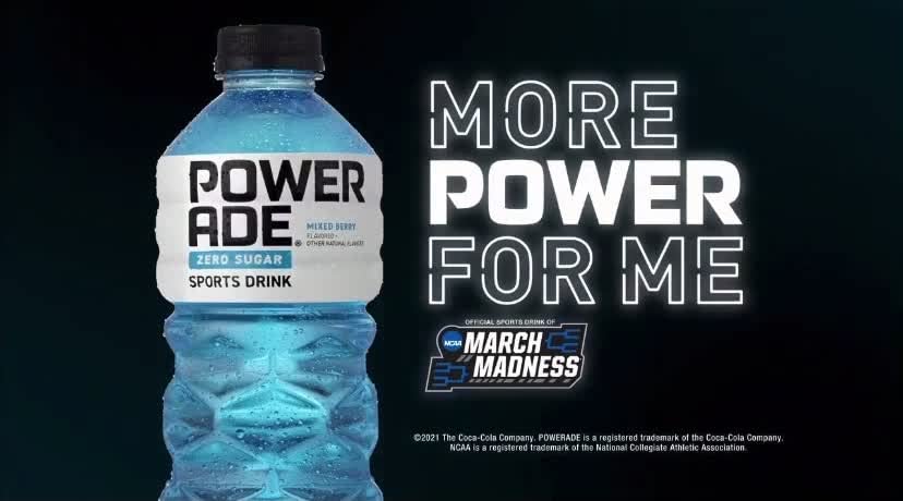 Powerad Sport Drink Bottles, 28 fl oz, 5 Pack (Zero Mixed Berry)