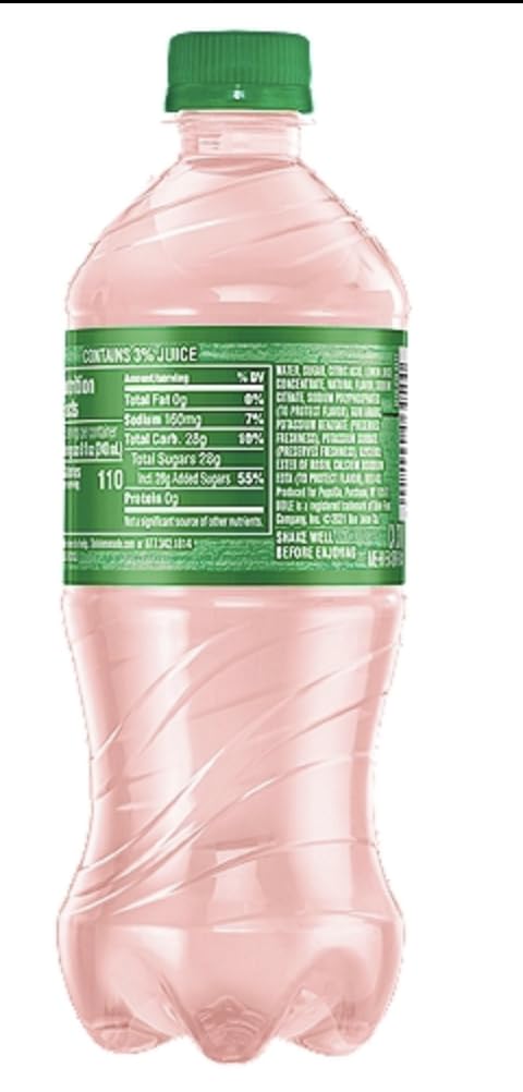 Dole Strawberry Lemonade, 20 Oz Soda Bottles (10)