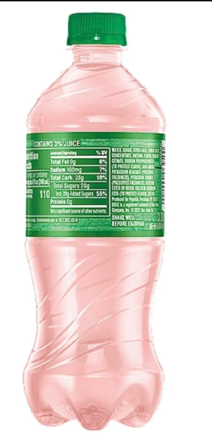 Dole Strawberry Lemonade, 20 Oz Soda Bottles (10)