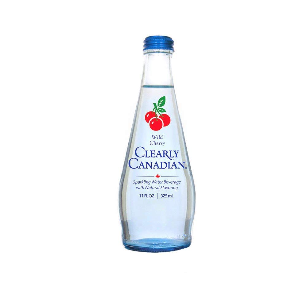 Vending 2 U Clearly Canadian Sparkling Flavored Water (4 Flavor Sampler) Quantity of 12, Bundled With V2U Koozie
