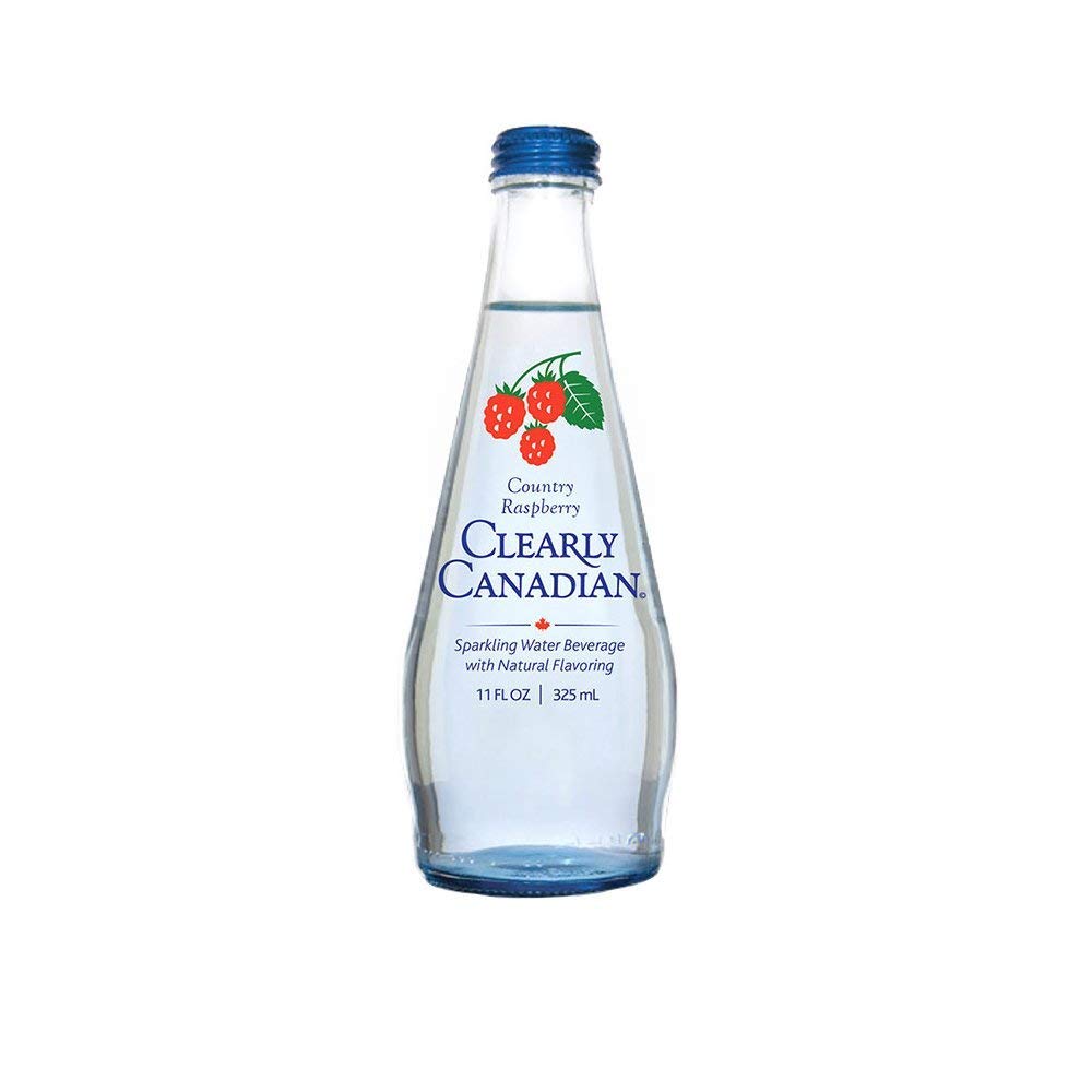 Vending 2 U Clearly Canadian Sparkling Flavored Water (4 Flavor Sampler) Quantity of 12, Bundled With V2U Koozie