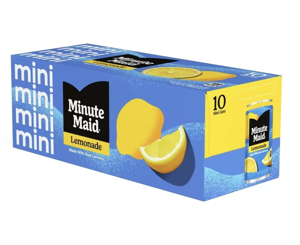 Minute Maid Lemonade, 7.5 oz Cans, 30 Pack