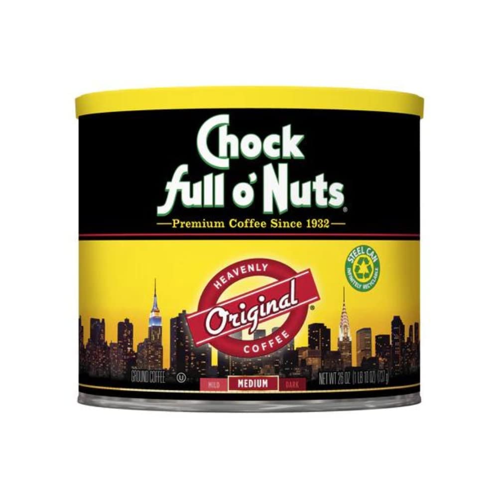Chock Full o' Nuts Coffee, Original 26 Ounce (Pack of 4)