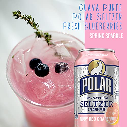 Polar Beverages All Flavor Variety Pack | Carbonated Flavored Sparkling Water, 12 Fl Oz Cans, Natural Flavors | Pack of 15