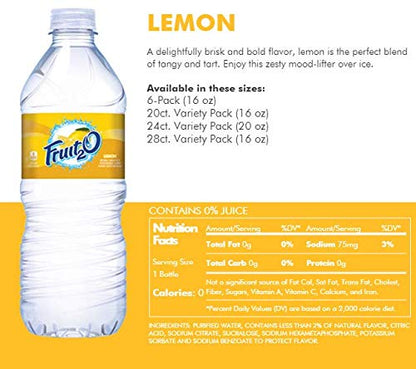 Fruit2O Zero Calorie Flavored Water Lemon 6 bottles (Pack of 04)