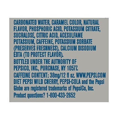 Pepsi Diet Wild Cherry, 12 ct