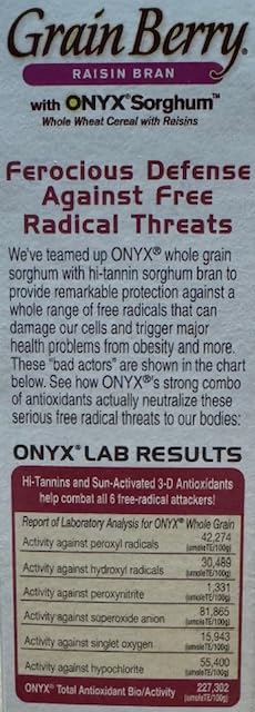 Grain Berry® Raisin Bran with Onyx Sorghum