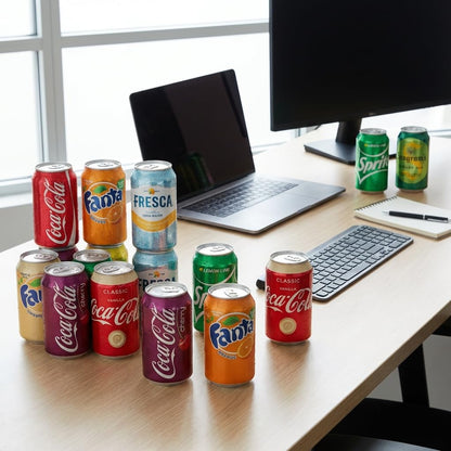 Soda Variety Pack 18PK – 9 Flavor Assortment of Coca-Cola, Sprite, Fanta & Seagram’s Ginger Ale – 12 oz Cans Mixed Soft Drinks for Parties, Office, Home & Events