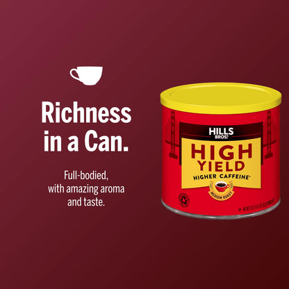 Hills Bros. Ground Coffee - High Yield, 30.5 oz Can