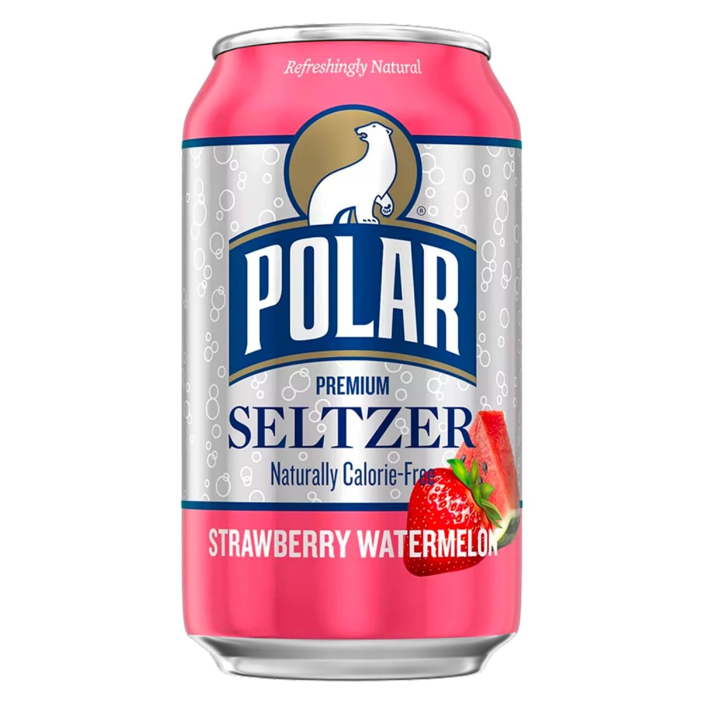 Polar Seltzer Water, Strawberry Watermelon, 12 fl oz cans, 12 pack