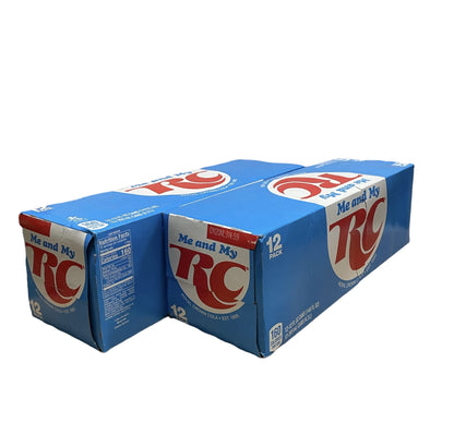 Royal Crown Cola Soda Reserve - Munchie Box Stash - Cans or Bottles (Pack of (24) 12 Oz Cans)