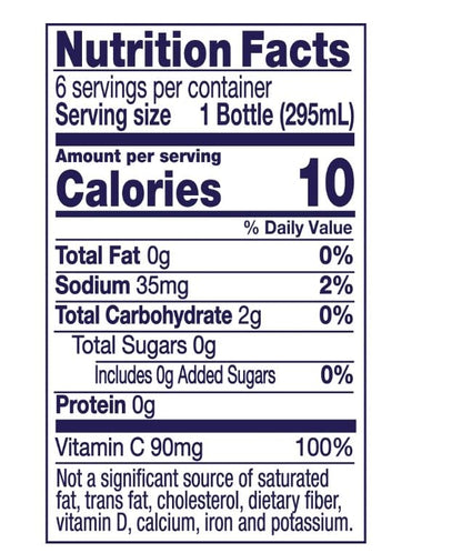 10 FL OZ ZERO SUGAR DRINK - CONCORD GRAPE - 6PK