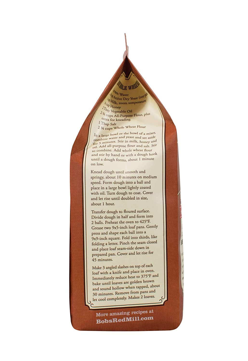 Bob's Red Mill Whole Wheat Flour - 5 lb (Pack of 3)