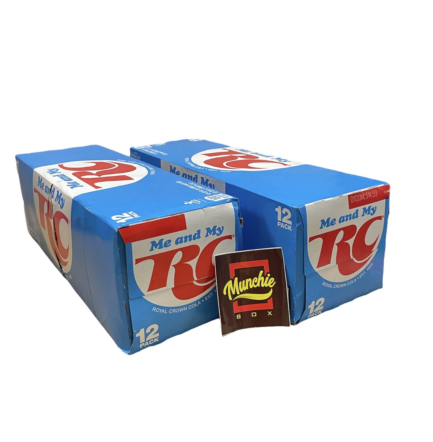 Royal Crown Cola Soda Reserve - Munchie Box Stash - Cans or Bottles (Pack of (24) 12 Oz Cans)