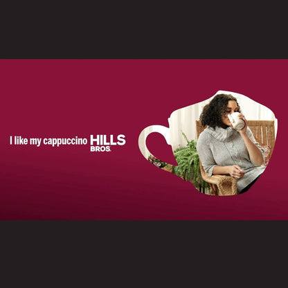 Hills Bros. Instant Cappuccino Mix, French Vanilla - Easy to Use, Enjoy Coffeehouse Flavor from Home – Decadent Cappuccino with a Hint of Sweetness and Vanilla in Light Coffee, 16 Ounce (Pack of 6)