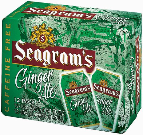 Seagram's Ginger Ale, 12 oz Can (Pack of 18, Total of 216 Oz)