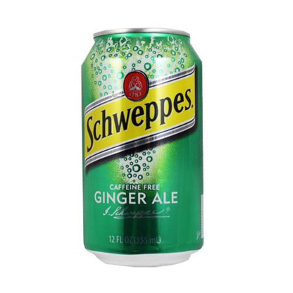 Schweppes Diet Ginger Ale, 12 Fl Oz Cans, 12 Pack