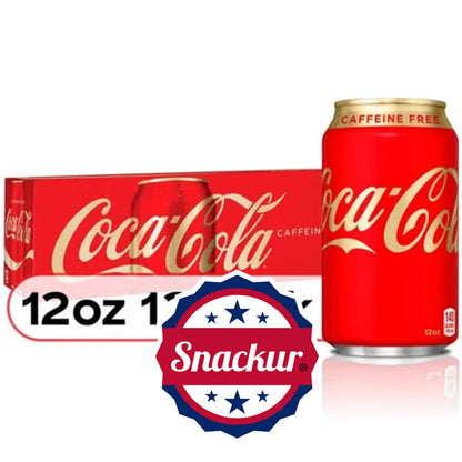 Cola Caffeine Free, 12 Oz, 12 Pack, With Snackur Seal