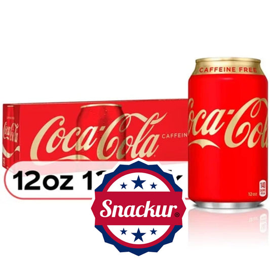 Cola Caffeine Free, 12 Oz, 12 Pack, With Snackur Seal