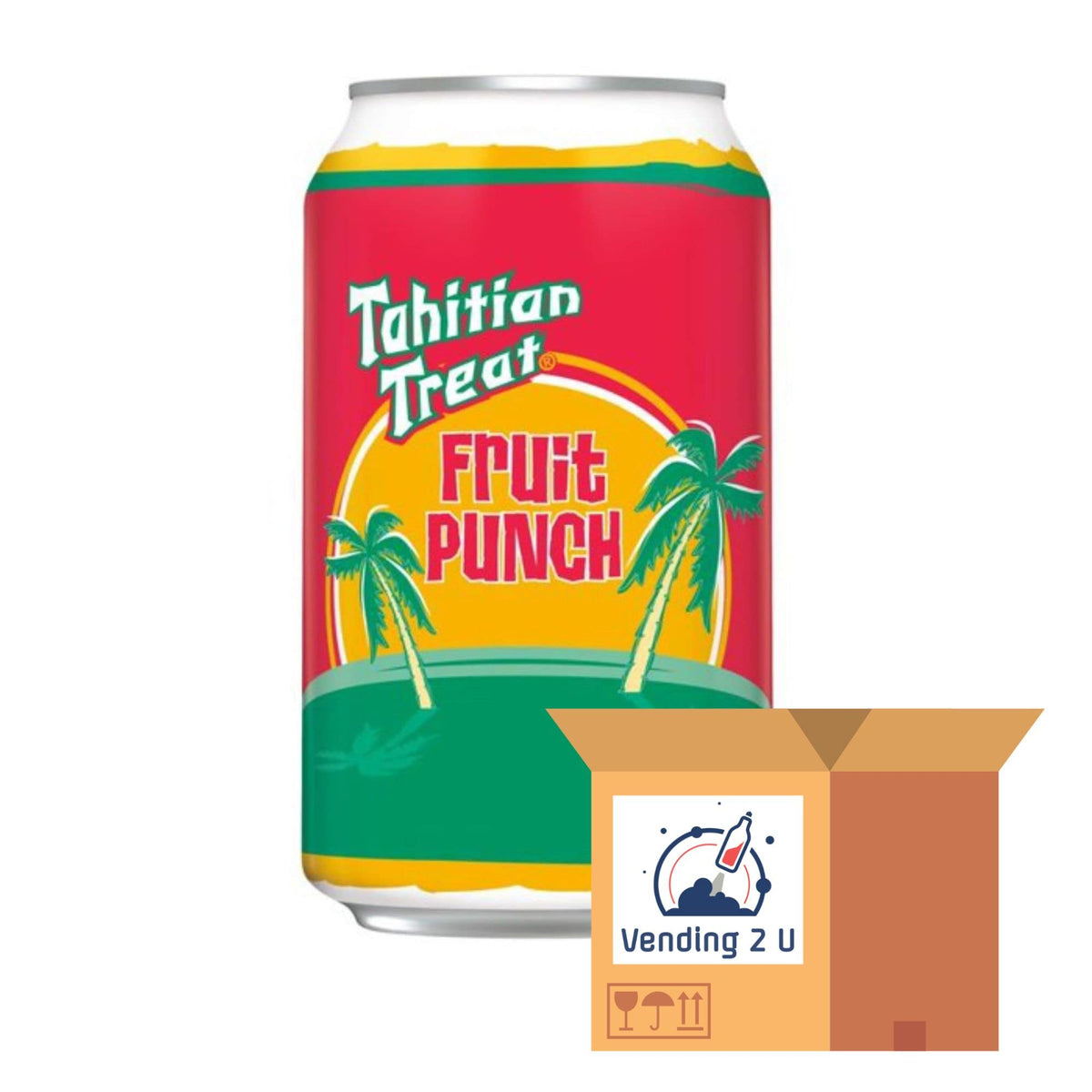 Vending 2 U Tahitian Treat Fruit Punch Soda 12oz Cans, 24 Units 288 fluid_ounces