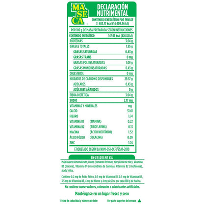 White Maseca Corn Flour 1 Kg (Pack of 2)