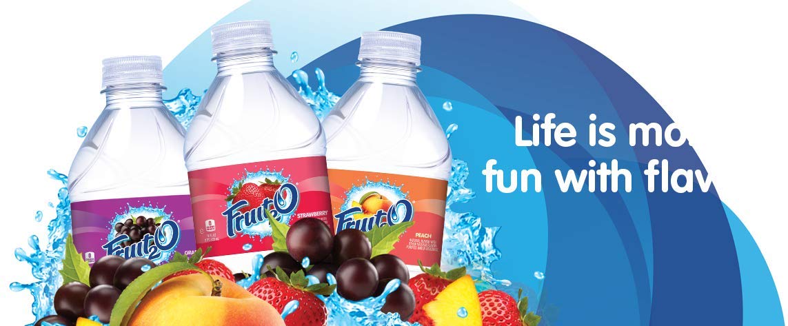 Fruit2O Zero Calorie Flavored Water Grape 6 bottles (Pack of 04)