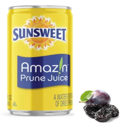 Sunsweet Prune Juice - Pack of 16-7.5 oz Cans - Source of Fiber