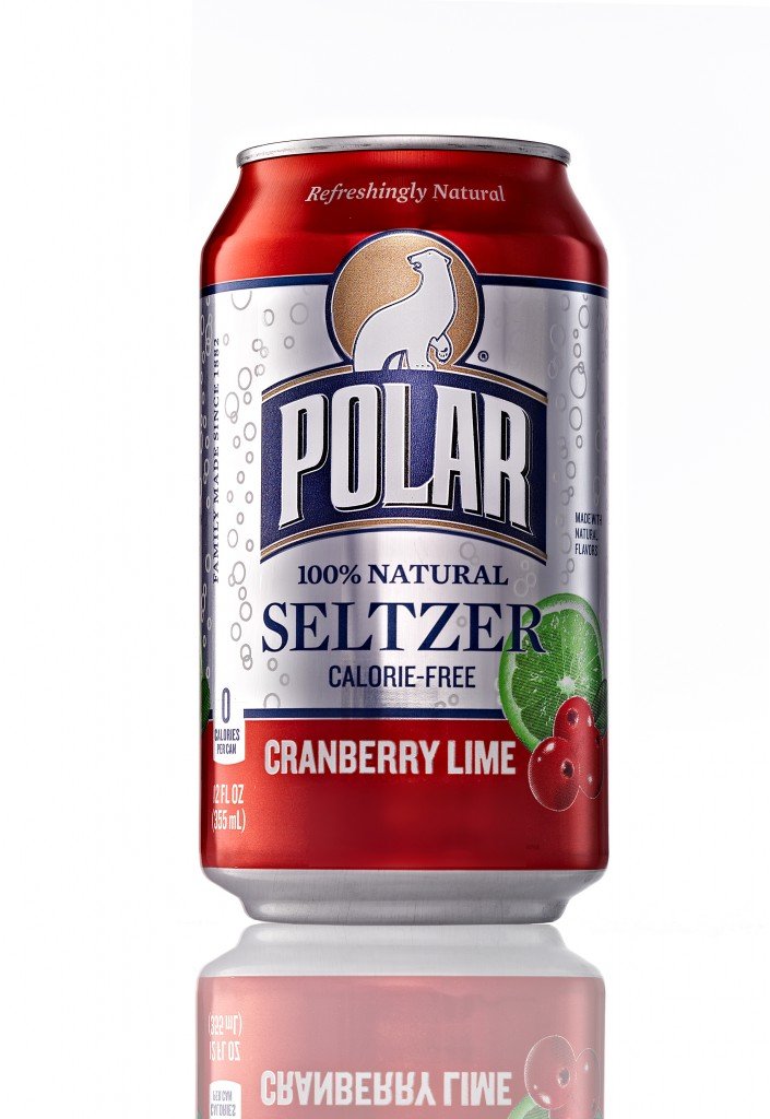 Polar Seltzer Cranberry Lime, 12oz Cans (Pack of 18, Total of 216 Oz)