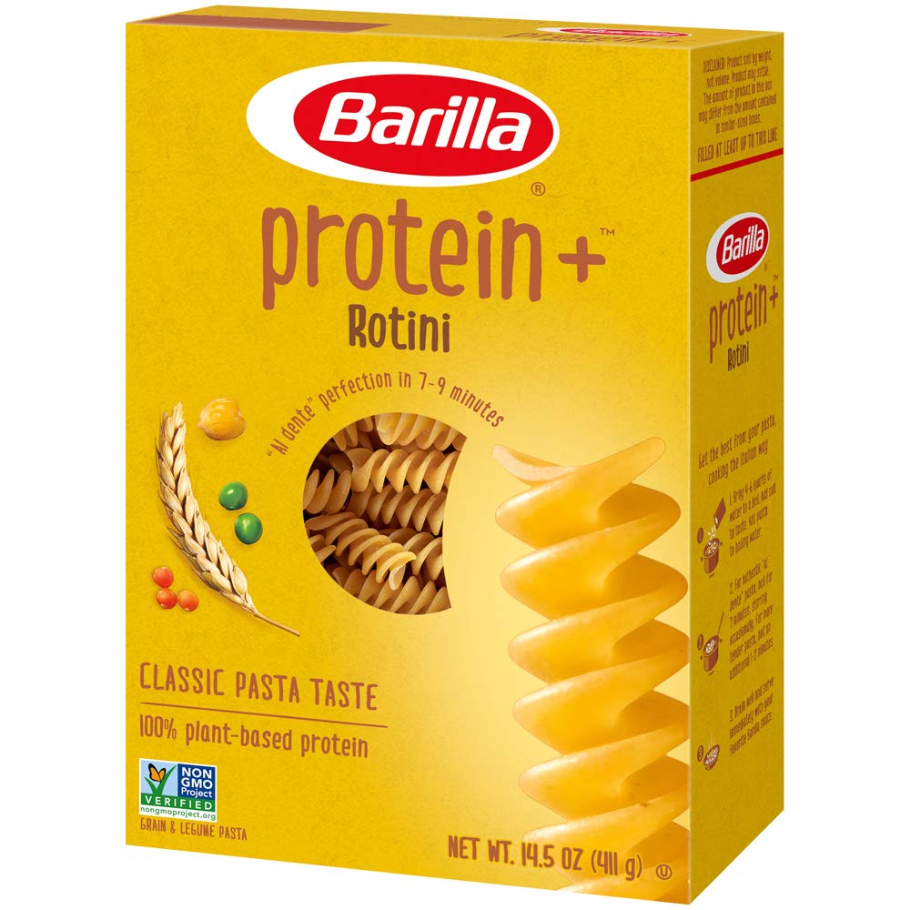 Barilla Rotini Plus, 14.5 Ounce Boxes (Pack of 8)