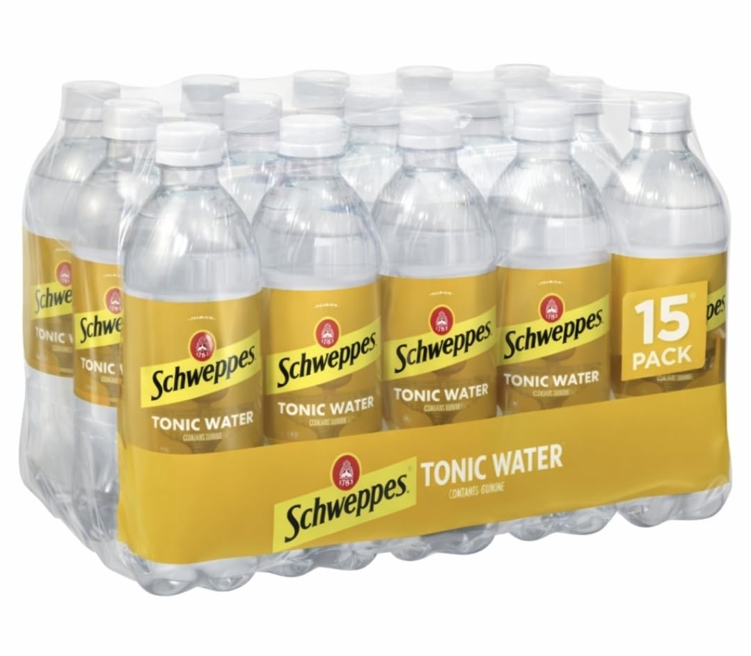 Schweppes Tonic Water, 1 Liter, 15 Pack