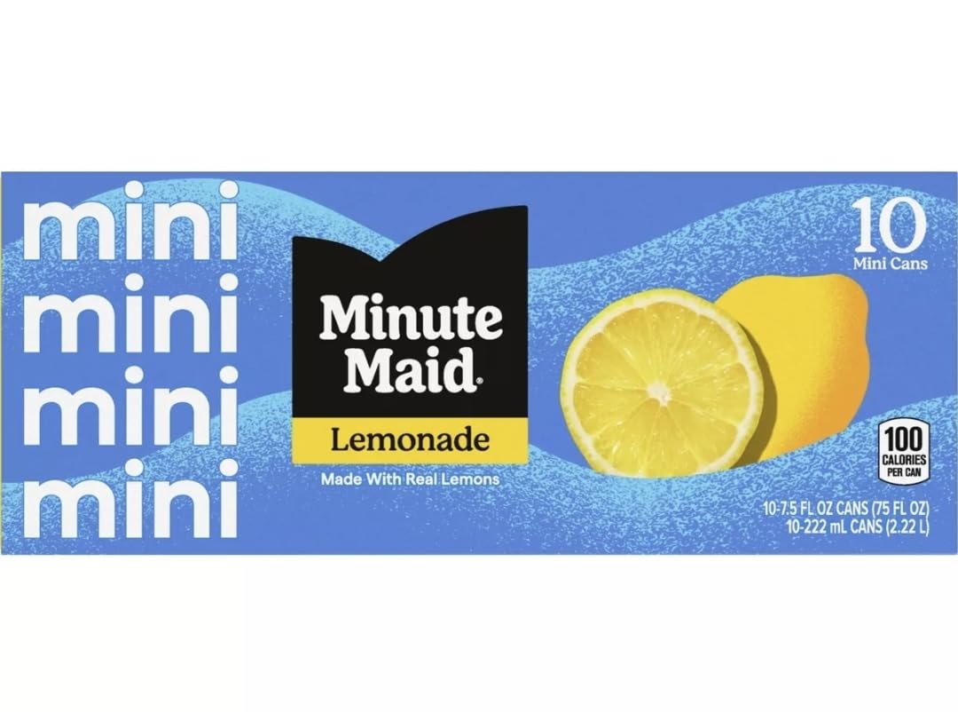 Minute Maid Lemonade, 7.5 oz Cans, 30 Pack