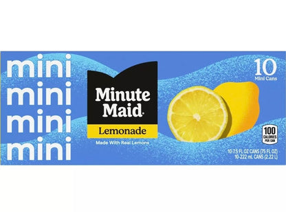 Minute Maid Lemonade, 7.5 oz Cans, 30 Pack