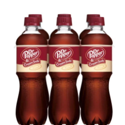 dr pepper cream soda 16.9 oz 12 bottles total 202 fl oz