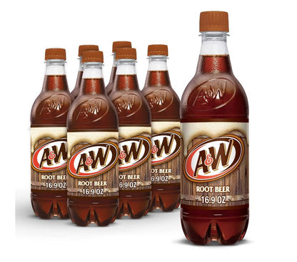 A&W Root Beer, 16.9 Fl Oz (12 Bottles)