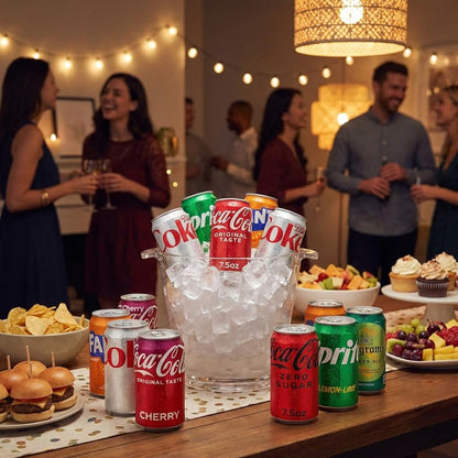 Coca-Cola Variety Pack – 24 Pack Assorted Mini Soda (7.5 Fl Oz Cans) – Coke, Cherry Coke, Diet Coke, Coke Zero, Fanta Orange, Seagram’s Ginger Ale & Sprite