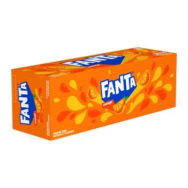 Fanta Orange 12 Oz Cans
