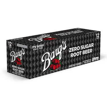 Barqs Zero Sugar Root Beer 12 Oz Cans