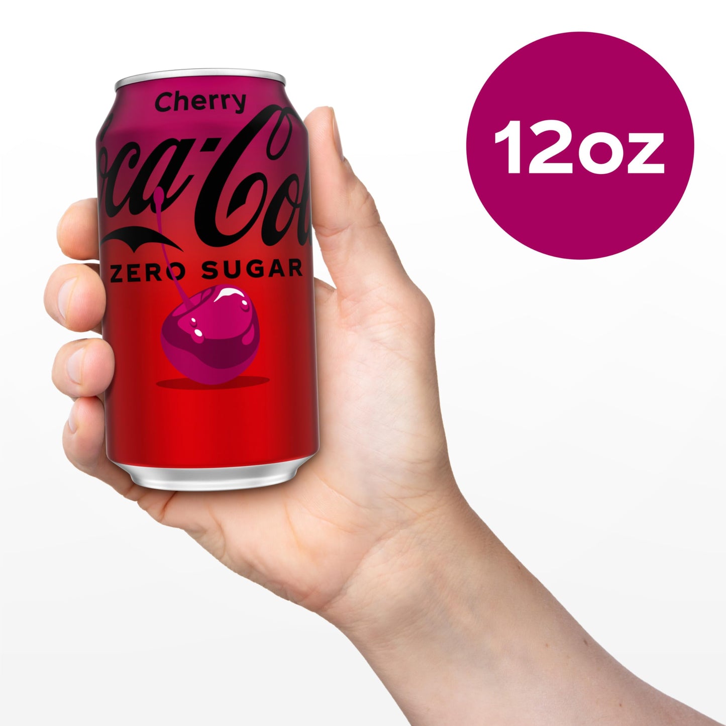 Coca-Cola Cherry Coke Zero, 12 Fl Oz (Pack of 12)