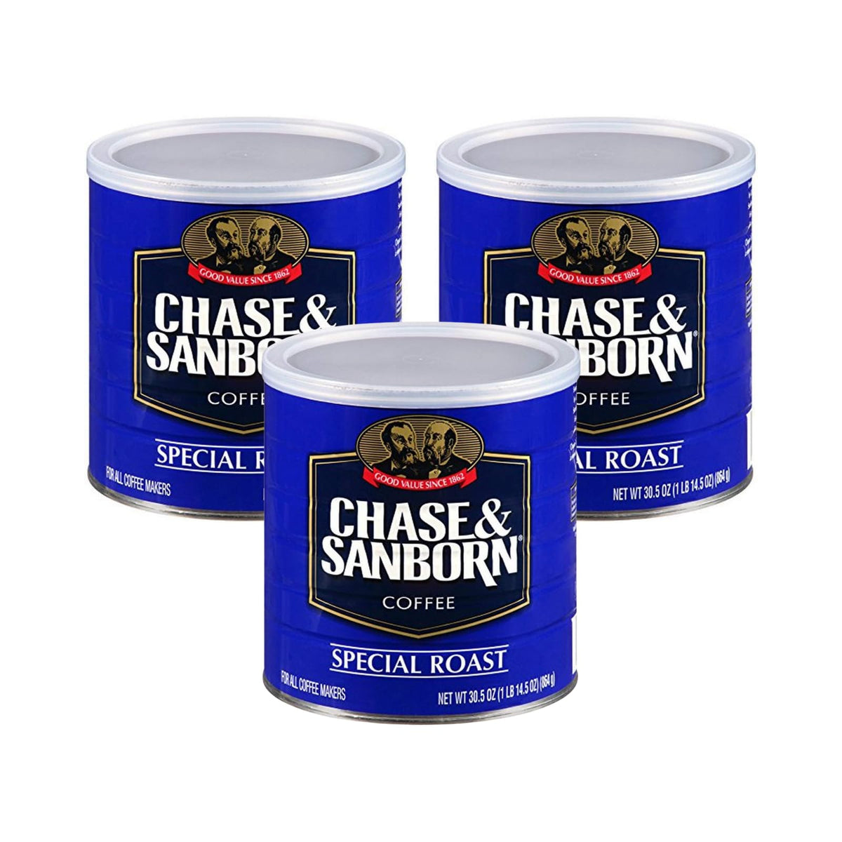 Chase & Sanborn Coffee, Special Roast Ground Coffee, Medium Roast, 30.5 Ounce