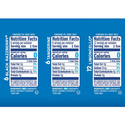 LaCroix Sparkling Water Variety Pack, 12 Fluid Ounce (Pack of 24)