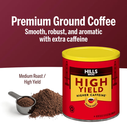 Hills Bros. Ground Coffee - High Yield, 30.5 oz Can