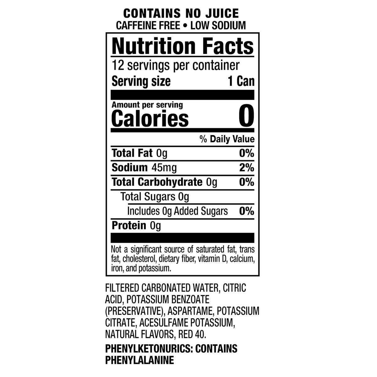 7UP Cherry Zero Sugar Soda, 12 fl oz cans, 12 pack