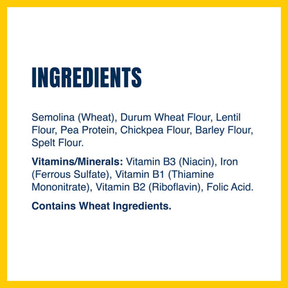 BARILLA Protein+ (Plus) Rotini Pasta, 14.5 Ounce - plant based pasta - Made from Lentils, Chickpeas & Peas - Non-GMO, Kosher Certified and Vegan