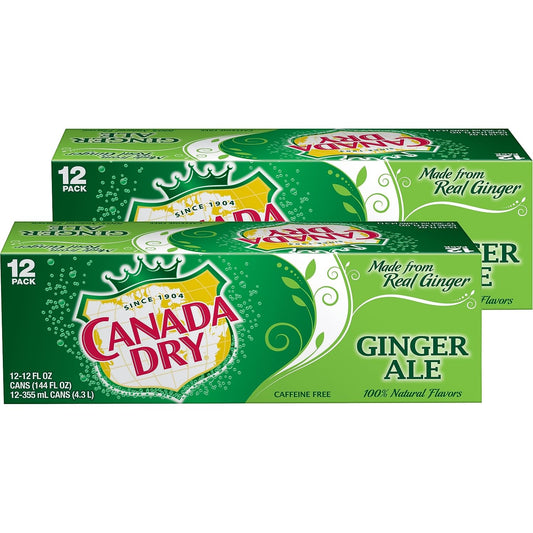 Canada Dry Ginger Ale, 24 Count