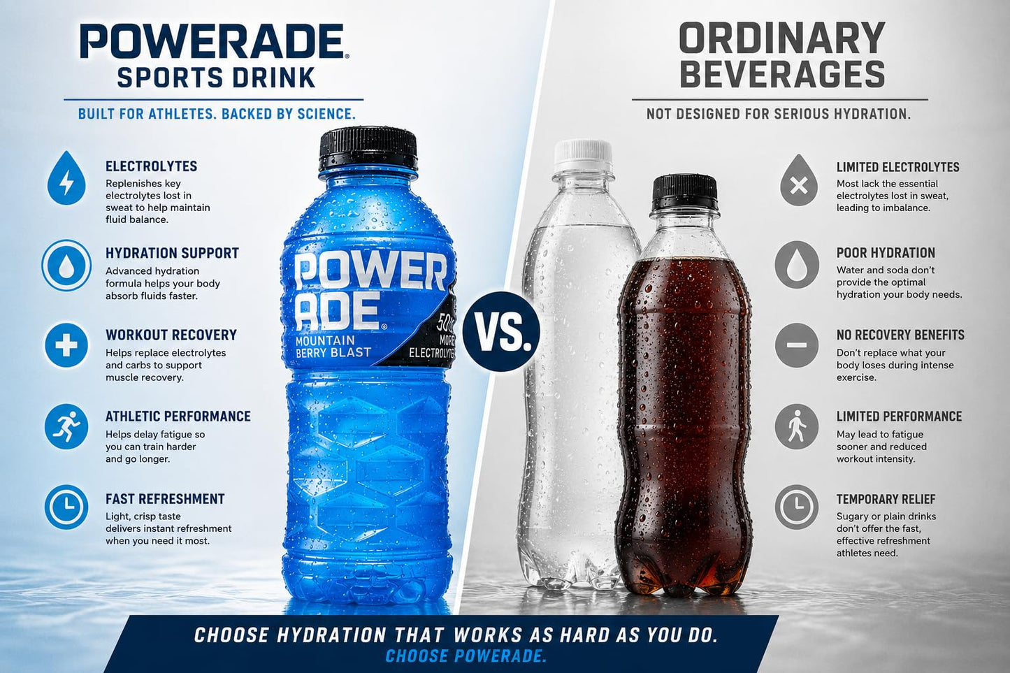 Powerade Sports Drink Variety Pack, 20 oz Bottles (12 Pack) – Mountain Berry Blast, Orange, Grape & Fruit Punch – Electrolyte Hydration for Sports, Workouts & Recovery