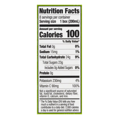Juicy Juice Apple Juice Single Serve Slim, 54 Fluid Ounce, 8 Per Pack - 4 Packs Per Case